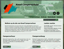 Tablet Screenshot of knoefcamperbouw.nl